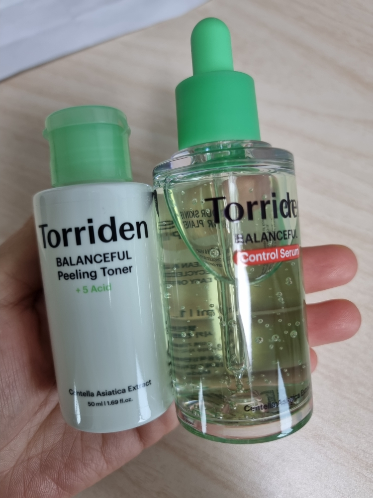 平衡肌肤舒缓控油精华的真实用户使用照片