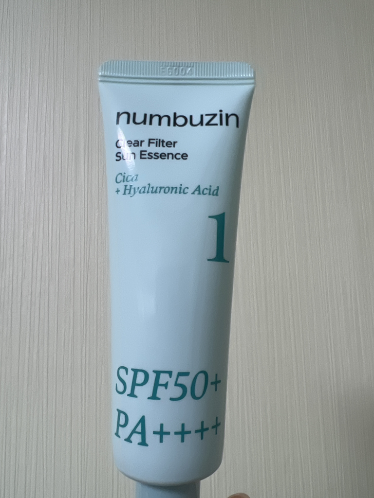 넘버즈인 (numbuzin) 1번 청초 진정맑은 물막선크림 [SPF50+/PA++++] review image