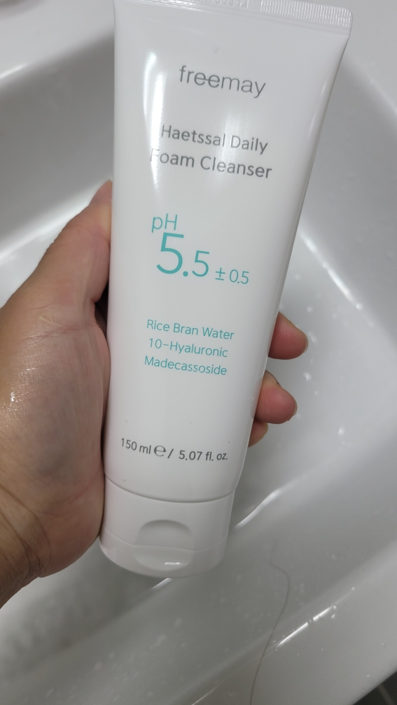 Sunrice 日用泡沫洁面乳的真实用户使用照片