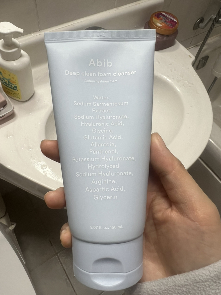 아비브 (Abib) 딥 클린 폼 클렌저 수분초 히알루론 폼 review image