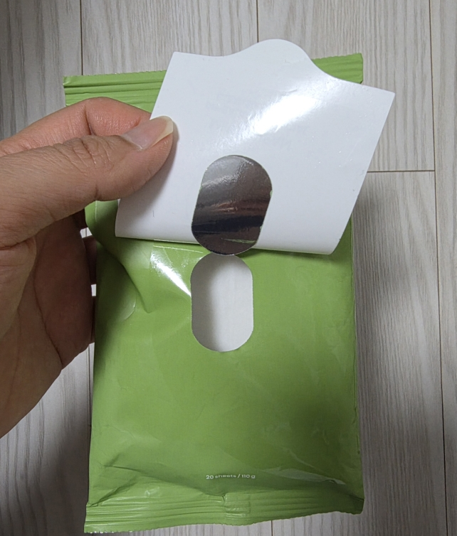 비플레인 (beplain) 녹두 약산성 클렌징 워터 티슈 review image