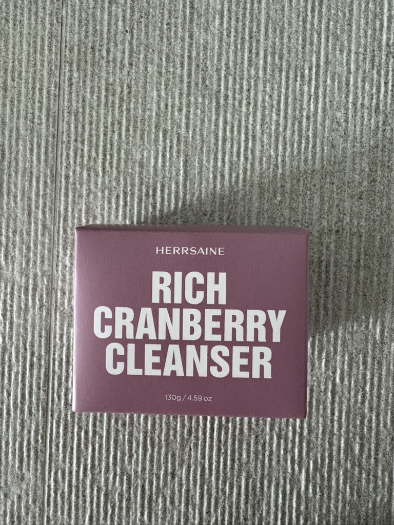 丰富蔓越莓洁面乳的真实用户使用照片