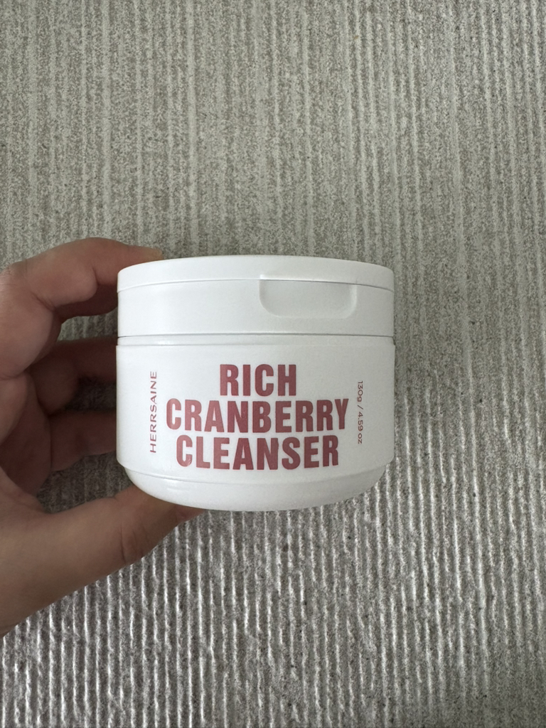 丰富蔓越莓洁面乳的真实用户使用照片