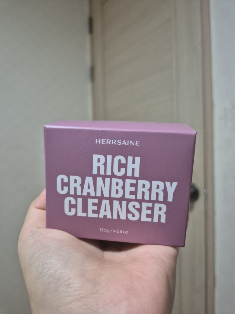 丰富蔓越莓洁面乳的真实用户使用照片