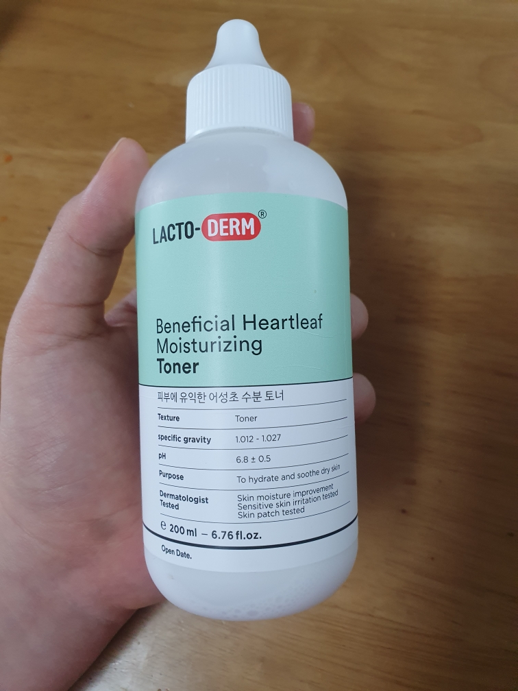 락토덤 (LACTO-DERM) 피부에 유익한 어성초 수분 토너 review image