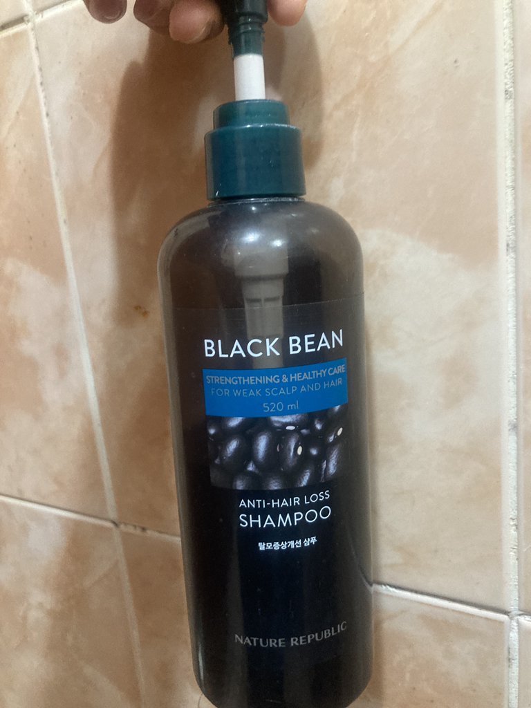 黑豆脱发洗发水的真实用户使用照片