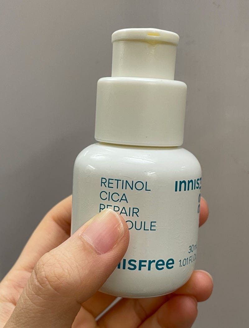 视黄醇修复精华的真实用户使用照片