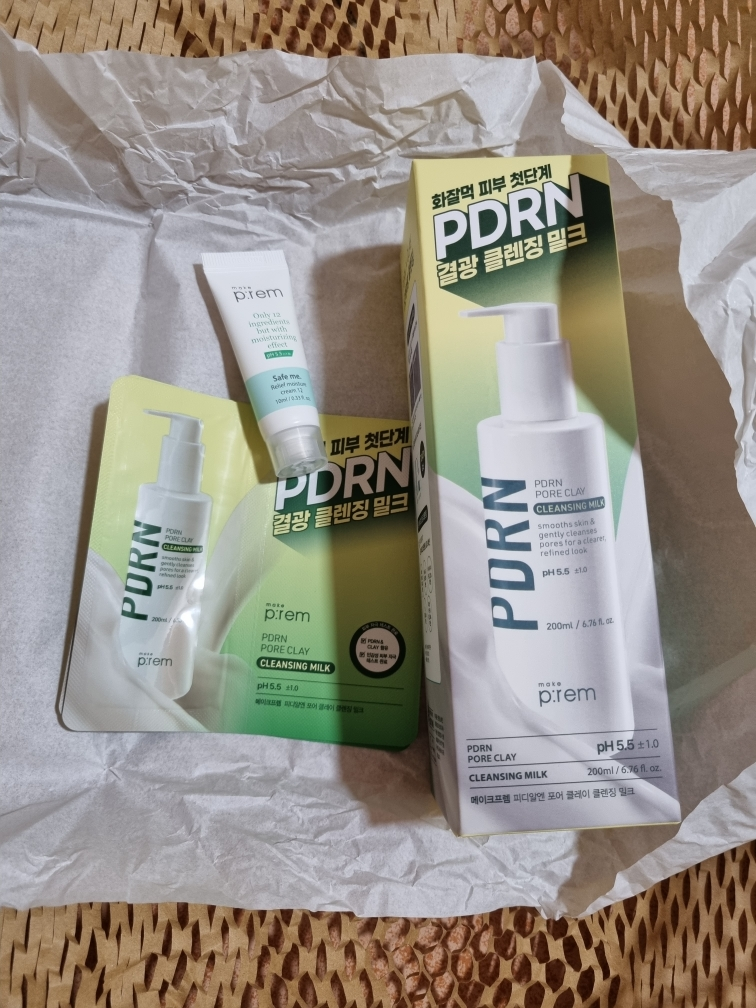 메이크프렘 (makep:rem) 피디알엔 포어 클레이 클렌징 밀크 review image
