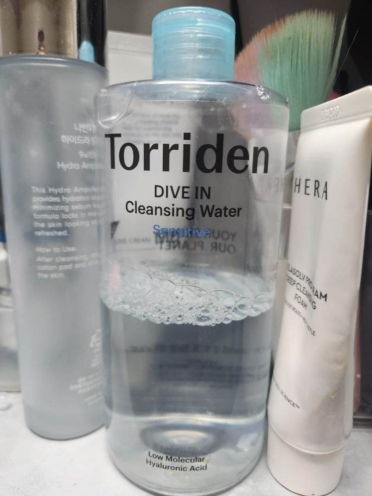 深层补水玻尿酸洁面水的真实用户使用照片