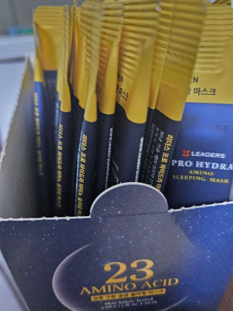 리더스 (LEADERS) 프로 하이드라 아미노 슬리핑 마스크 review image