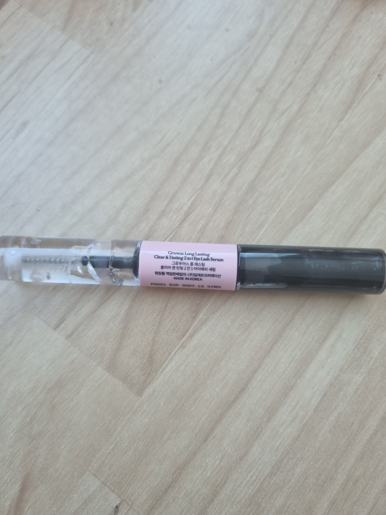 그로우어스 (GROWUS) 롱래스팅 클리어 앤 틴팅 2IN1 래쉬세럼 review image