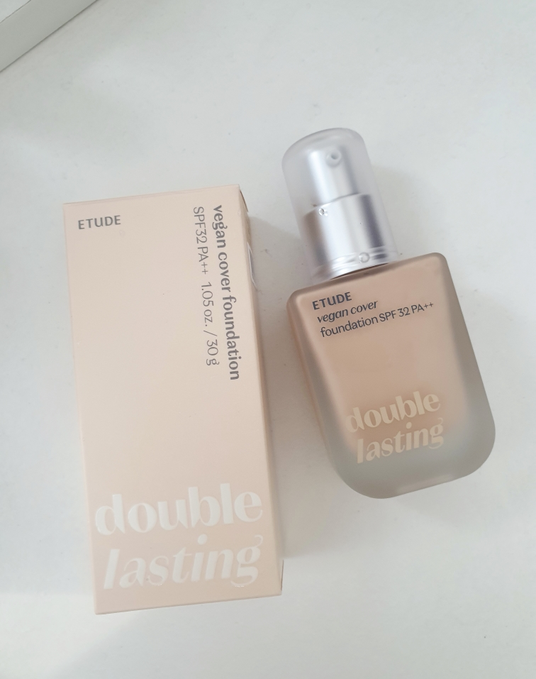 ETUDE Double Lasting Vegan Cover Foundation [SPF32/PA++] [21N1 Neutral Beige] review image