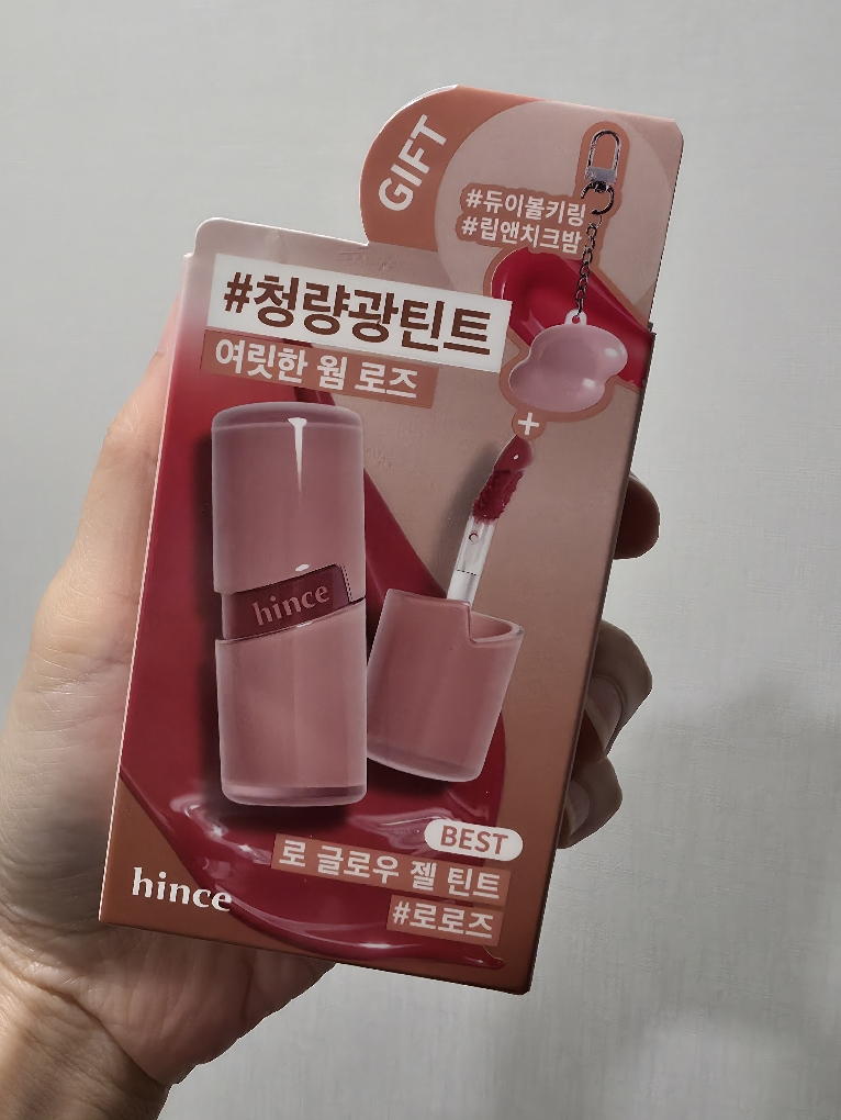 힌스 (hince) 로 글로우 젤 틴트 [02 로 로즈] review image