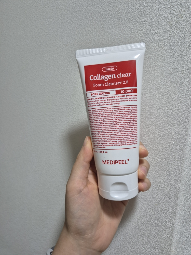 红色乳胶原蛋白透明泡沫洁面乳 2.0的真实用户使用照片