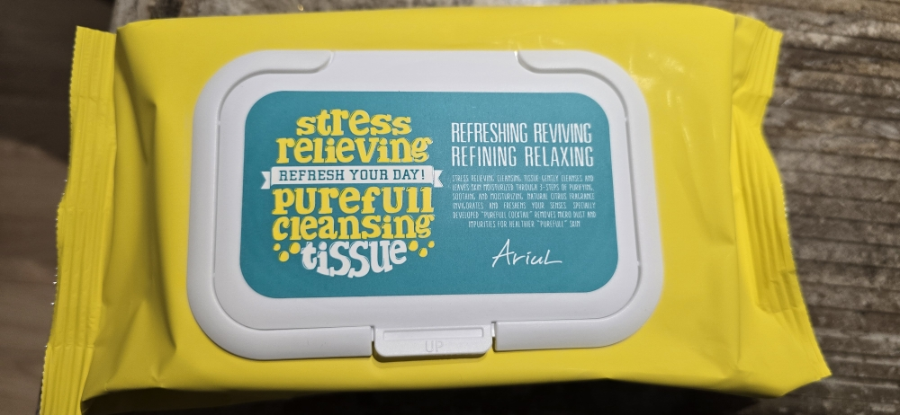 아리얼 (Ariul) 스트레스 릴리빙 퓨어풀 클렌징 티슈 review image