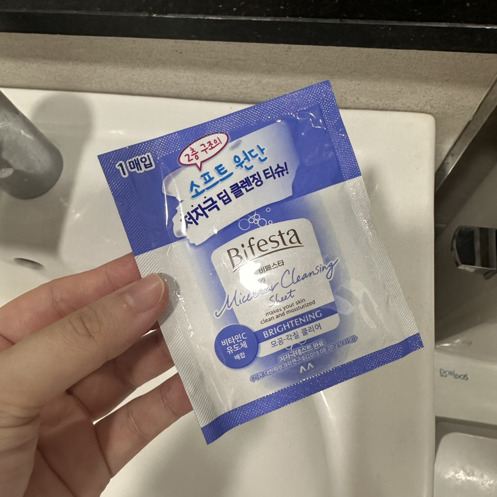 비페스타 (Bifesta) 미셀라 클렌징 시트 [브라이트닝] review image