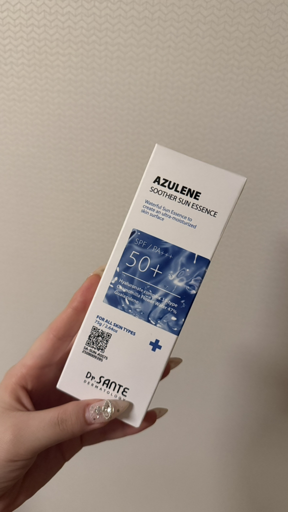 닥터상떼 (Dr.SANTE) 아줄렌 수더 선 에센스 [SPF50+/PA+++] review image
