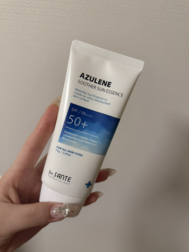 닥터상떼 (Dr.SANTE) 아줄렌 수더 선 에센스 [SPF50+/PA+++] review image
