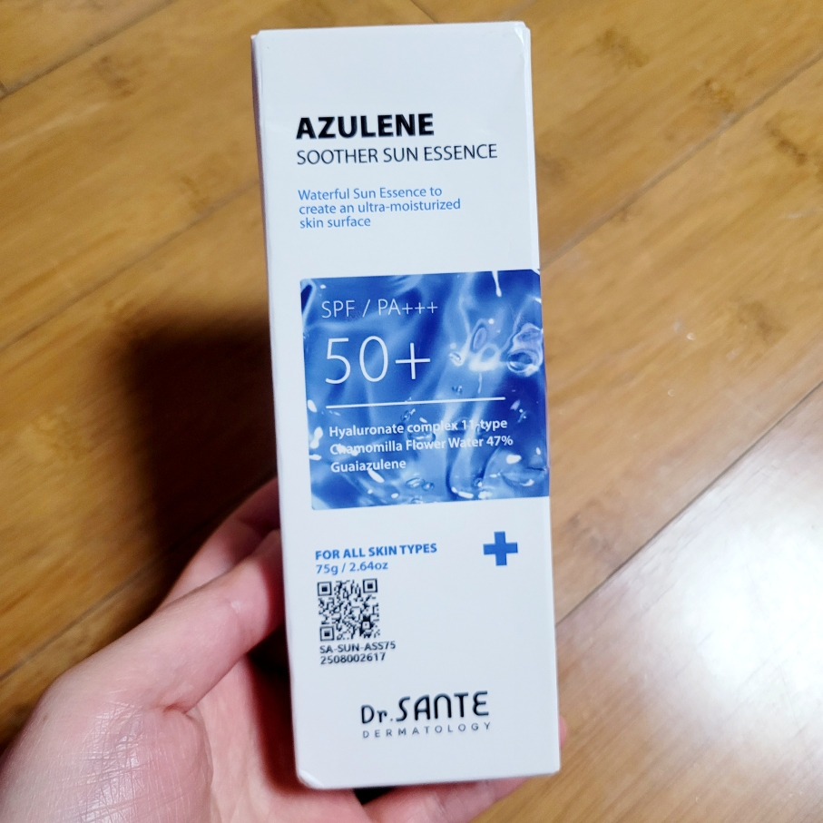 닥터상떼 (Dr.SANTE) 아줄렌 수더 선 에센스 [SPF50+/PA+++] review image