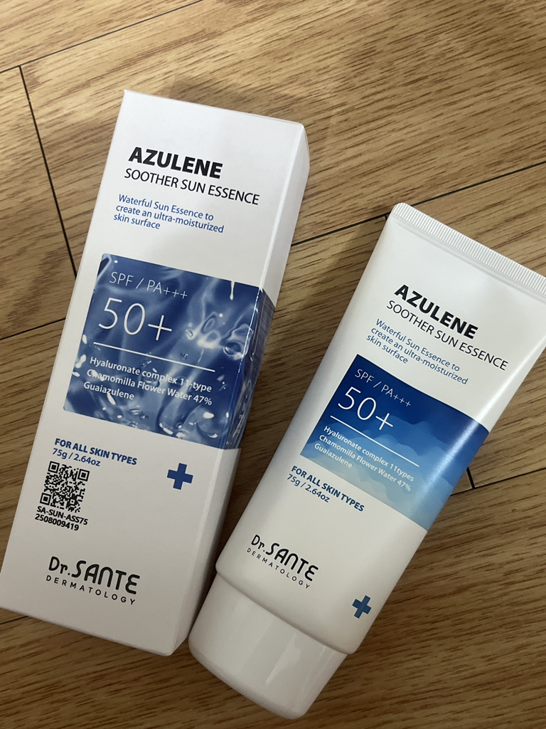 닥터상떼 (Dr.SANTE) 아줄렌 수더 선 에센스 [SPF50+/PA+++] review image
