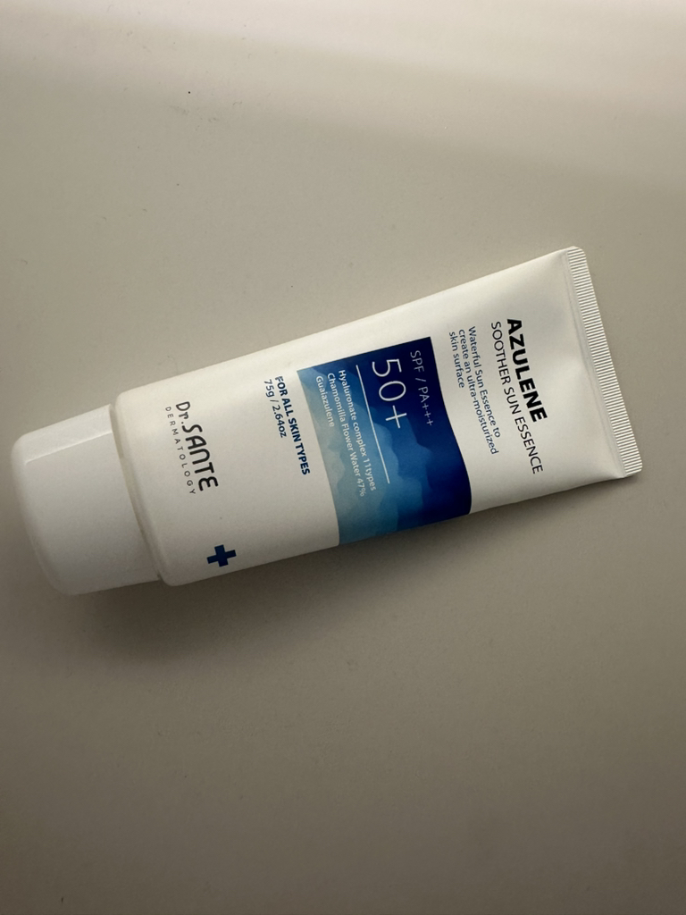 닥터상떼 (Dr.SANTE) 아줄렌 수더 선 에센스 [SPF50+/PA+++] review image