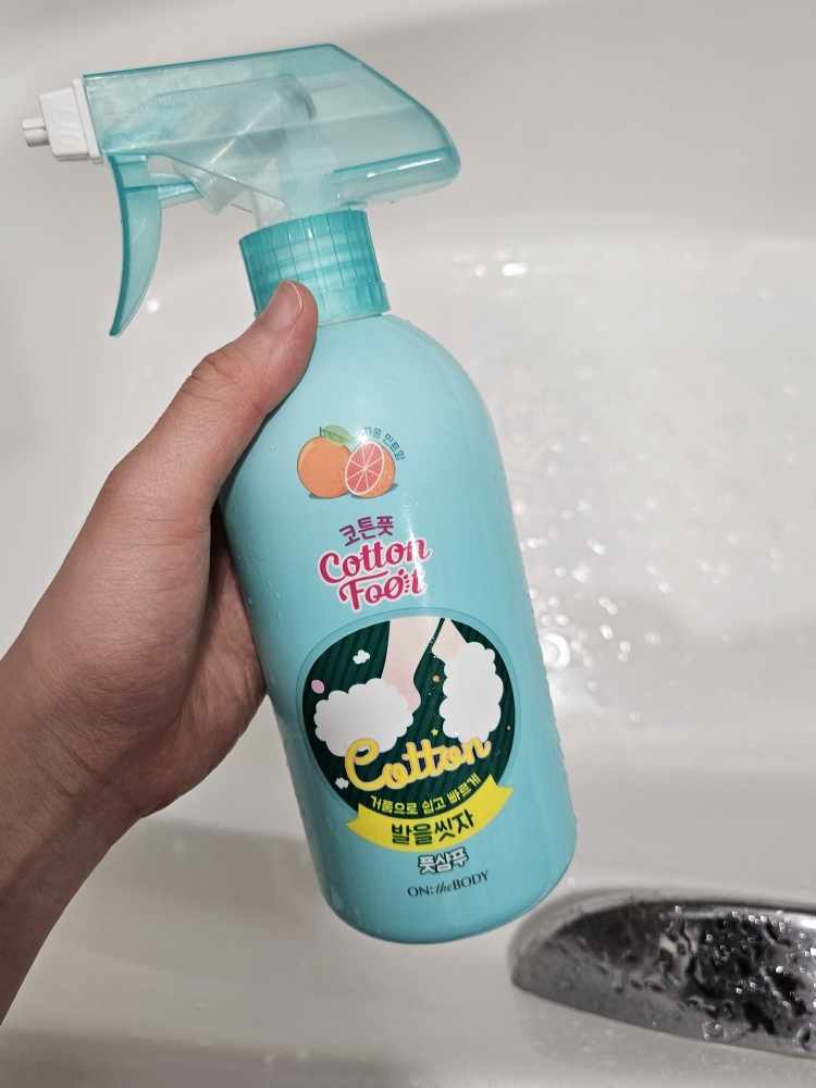 온더바디 (ON:THEBODY) 발을씻자 코튼풋샴푸 [자몽향] review image