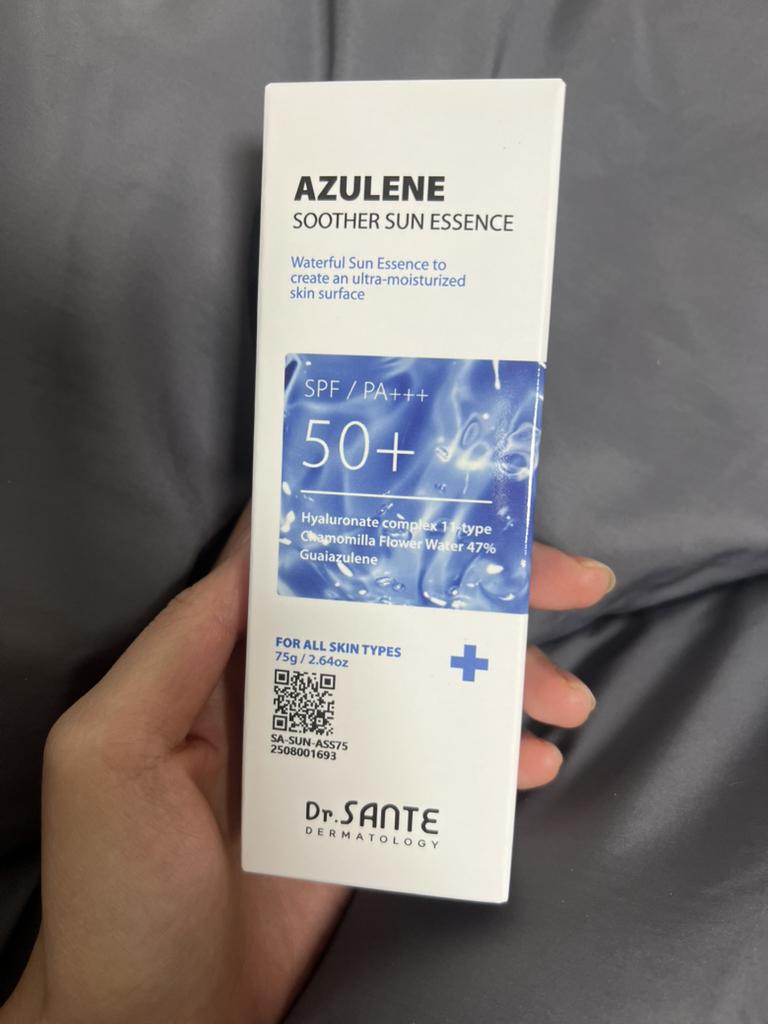 닥터상떼 (Dr.SANTE) 아줄렌 수더 선 에센스 [SPF50+/PA+++] review image