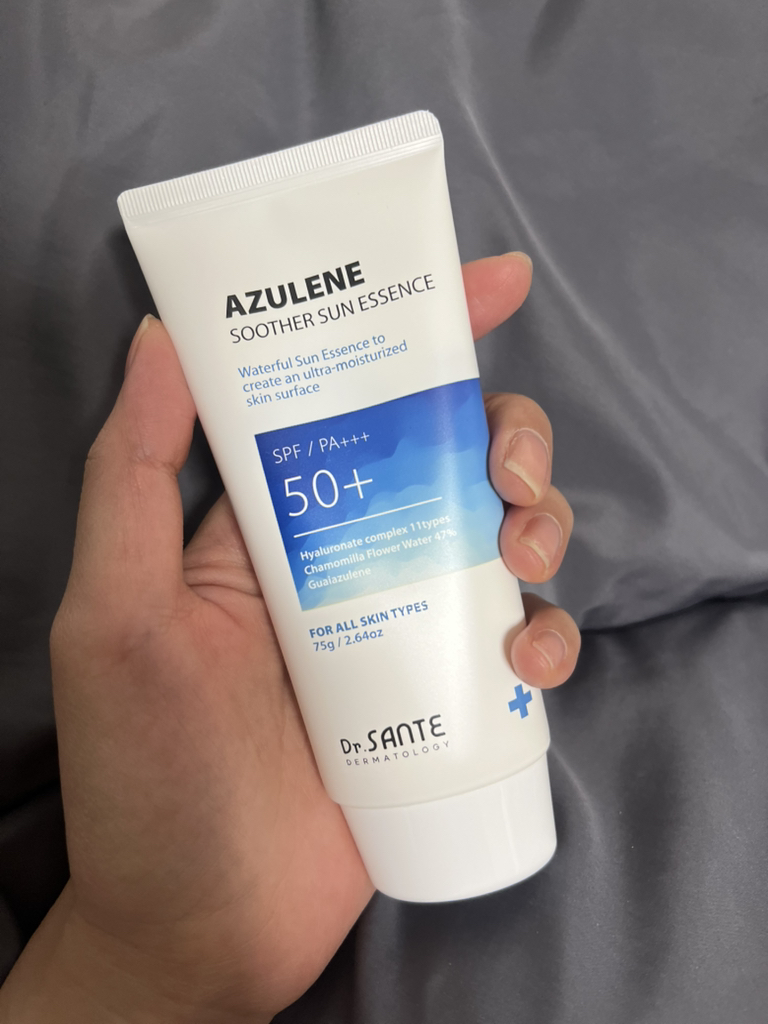 닥터상떼 (Dr.SANTE) 아줄렌 수더 선 에센스 [SPF50+/PA+++] review image