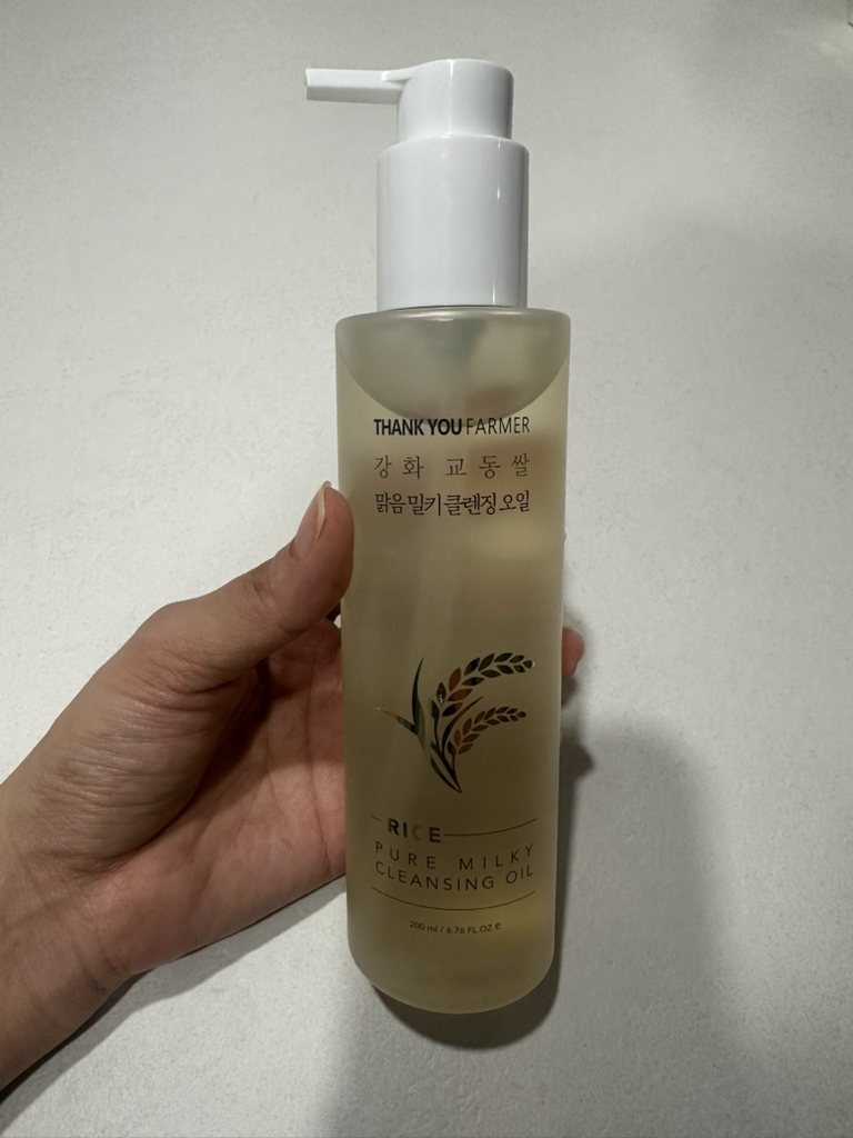 땡큐파머 (THANKYOUFARMER) 강화 교동쌀 맑음 밀키 클렌징 오일 review image