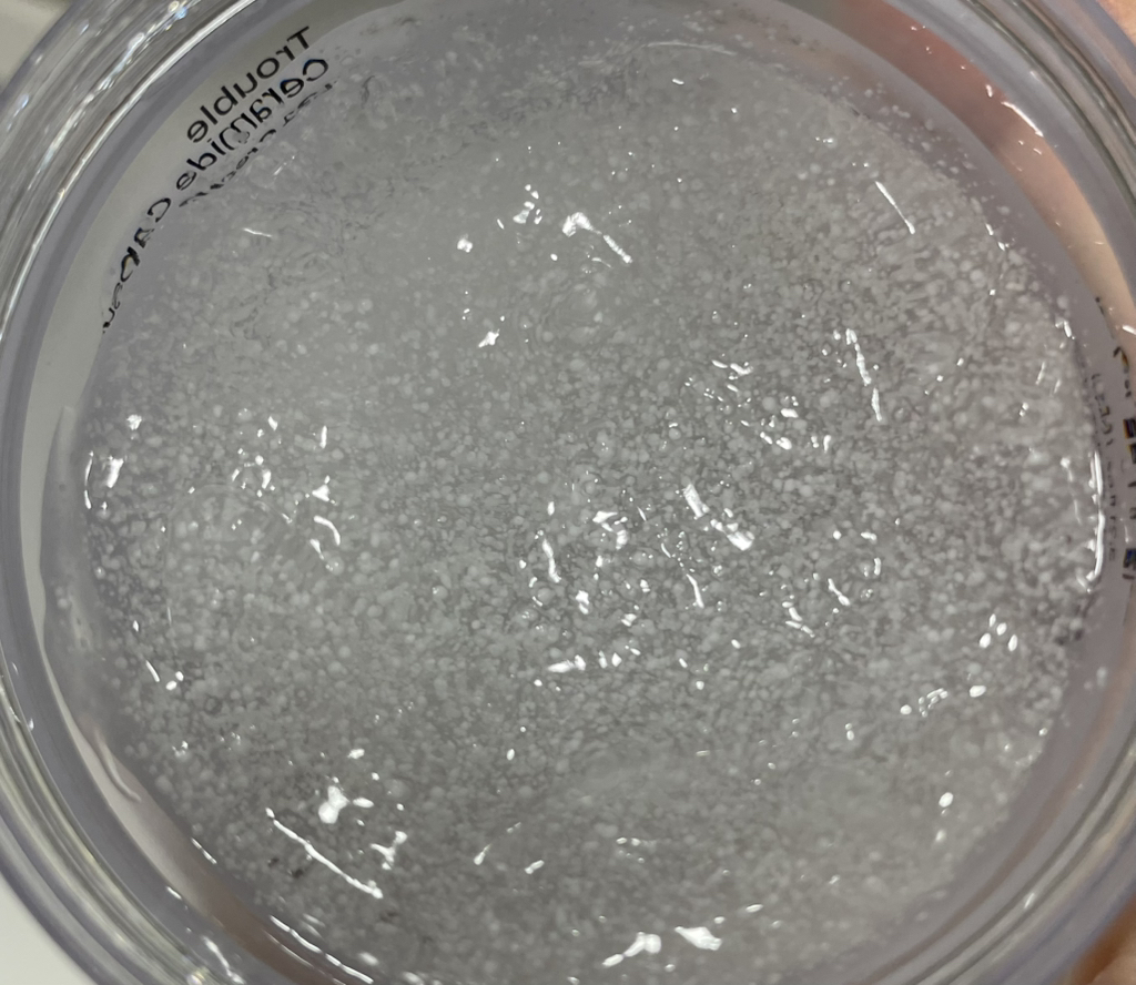 Ảnh đánh giá thực tế của người dùng về Trà Trouble Sera Capsule 131 Cream