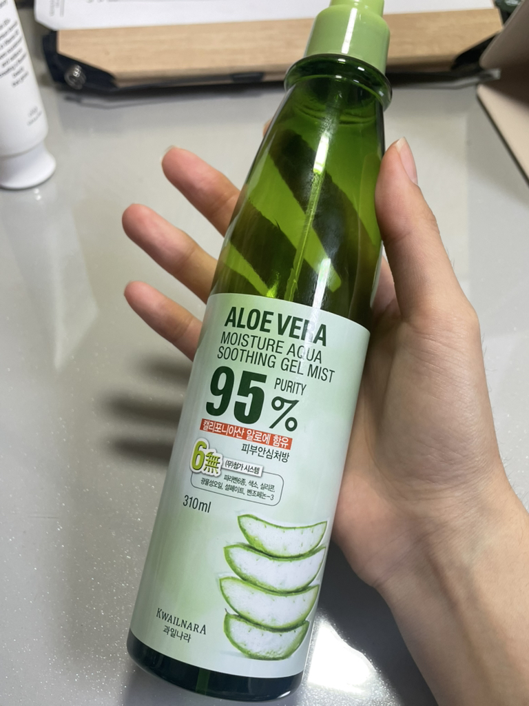 과일나라 (KWAILNARA) 알로에베라 모이스처 아쿠아 리얼 수딩젤 미스트 review image