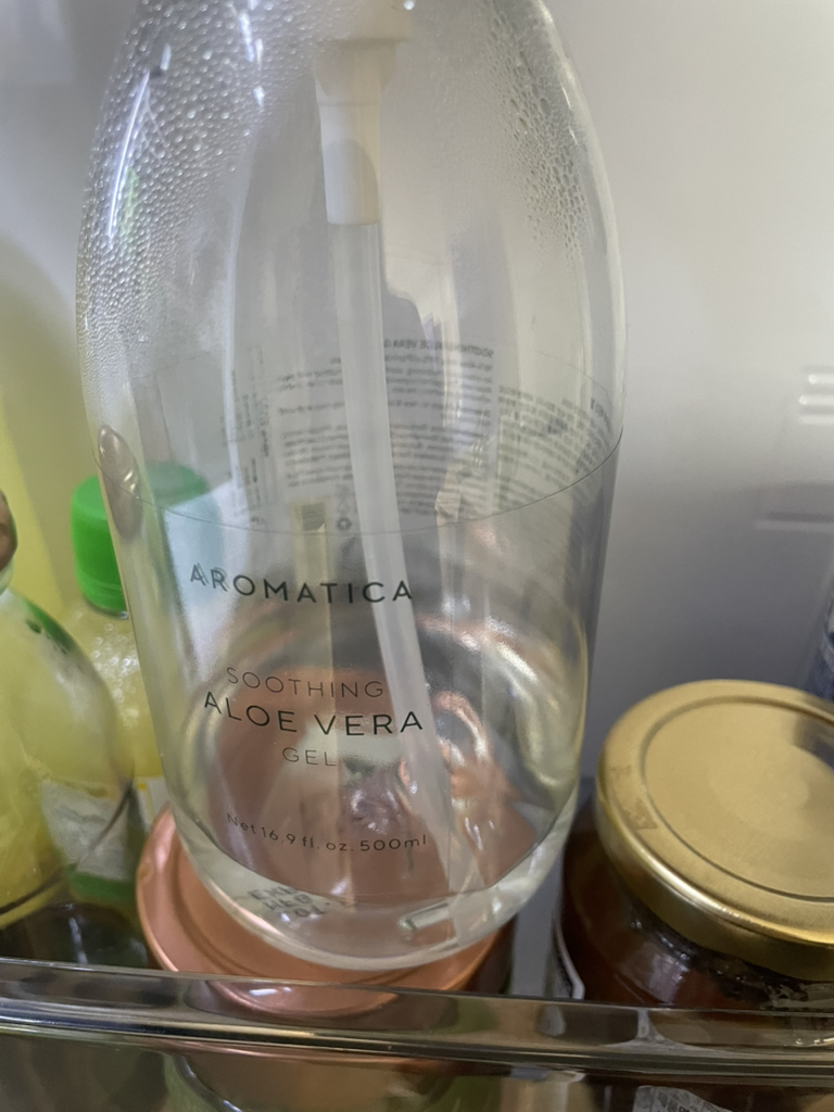 舒缓芦荟胶的真实用户使用照片