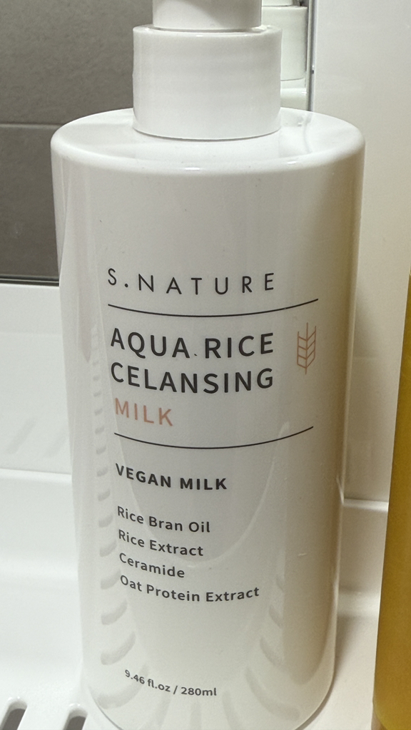 水米洁面乳的真实用户使用照片