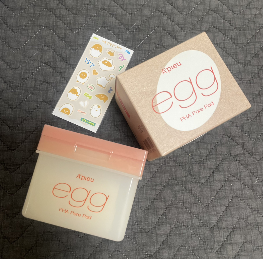 어퓨 (A'pieu) 에그 PHA 깐달걀 모공 패드 review image