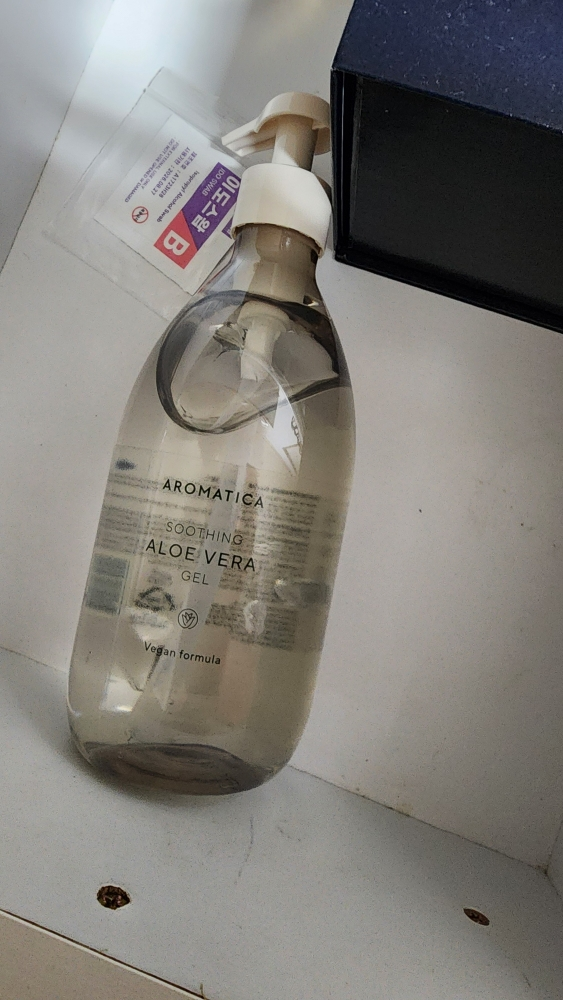 舒缓芦荟胶的真实用户使用照片