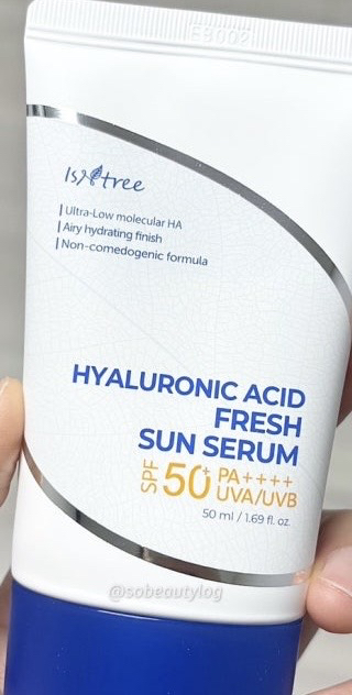 透明质酸清爽防晒精华液 [SPF50+/PA++++]的真实用户使用照片