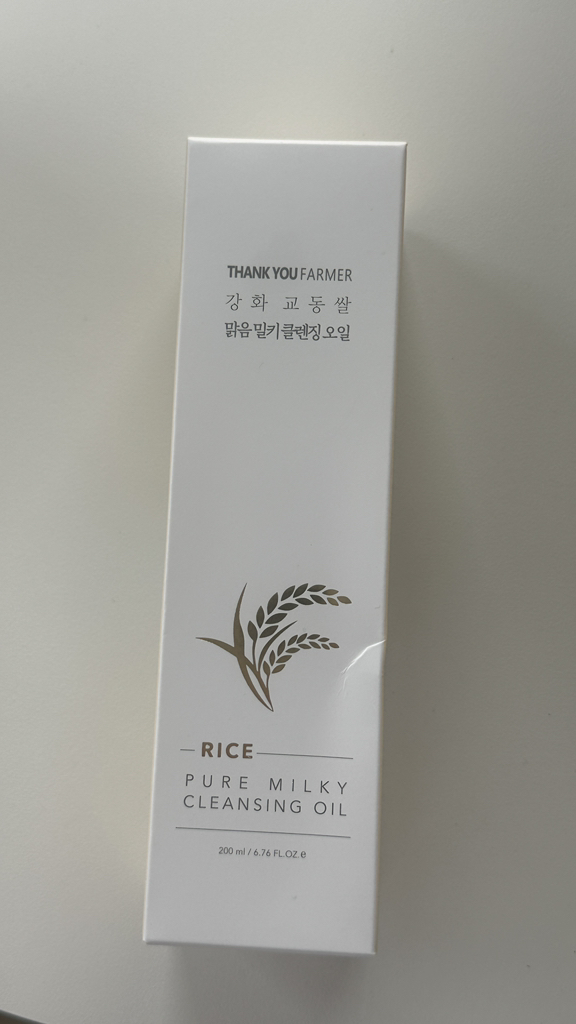 땡큐파머 (THANKYOUFARMER) 강화 교동쌀 맑음 밀키 클렌징 오일 review image