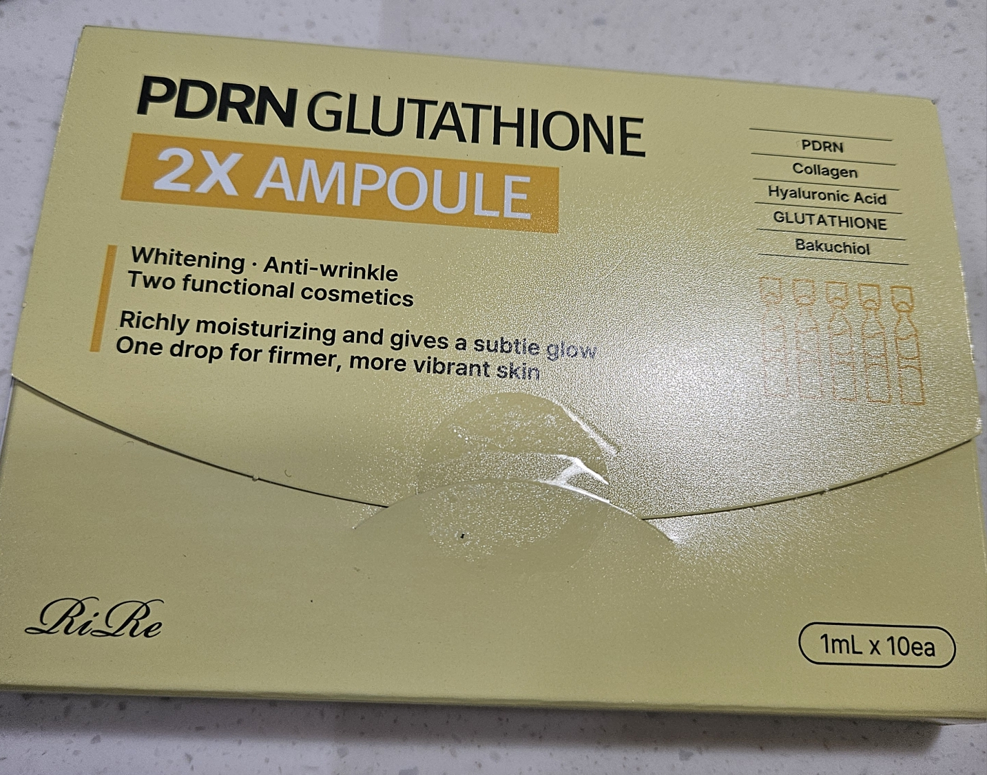 리르 (RiRe) PDRN 글루타치온 2X 앰플 review image