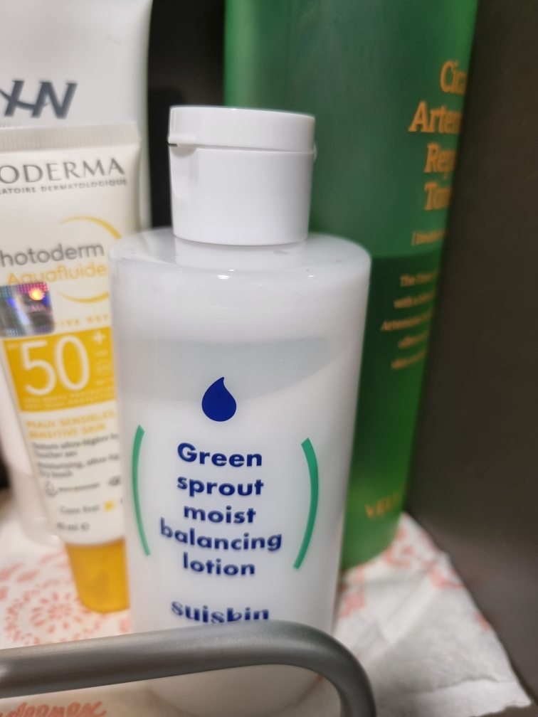 嫩芽保湿平衡乳液的真实用户使用照片