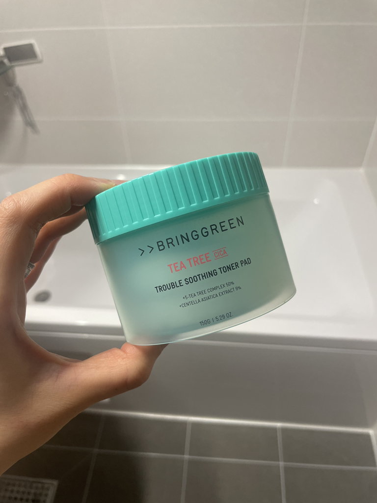 BRINGGREEN Tee Tree Sika Trouble Soothing Toner Pad review image