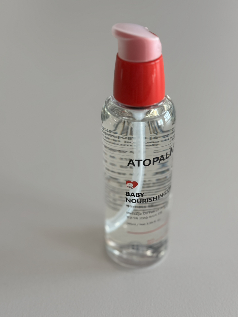 婴儿滋养油的真实用户使用照片