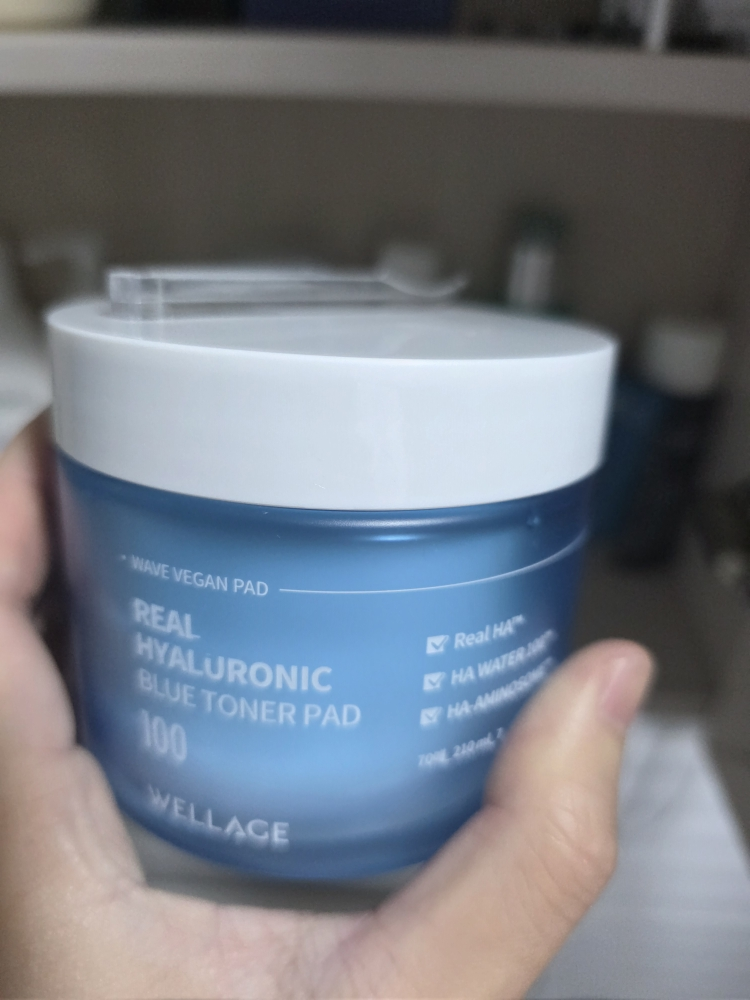 唯拉珠 真正的玻尿酸蓝色化妆棉 common.review image