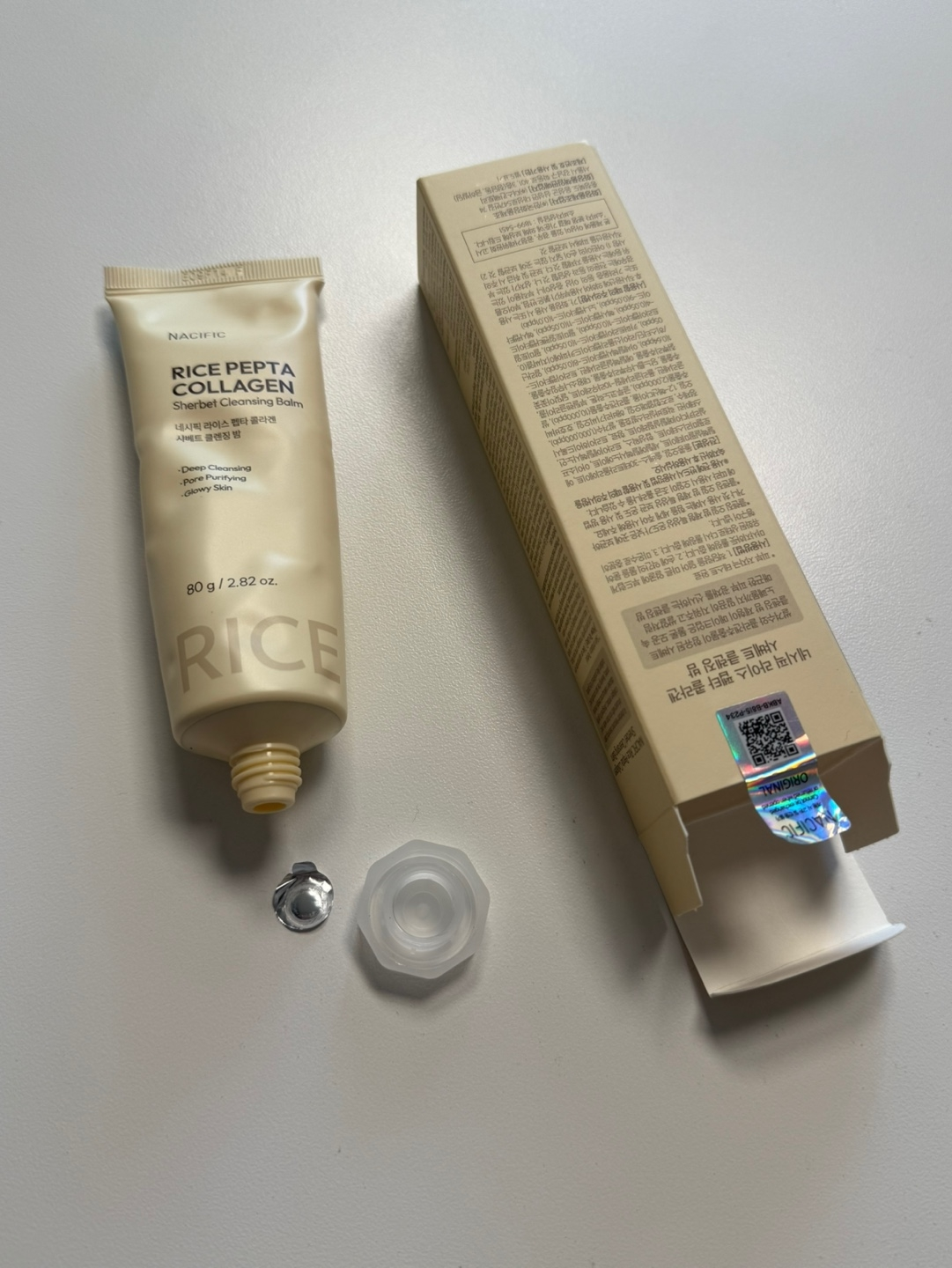네시픽 (NACIFIC) 라이스 펩타 콜라겐 샤베트 클렌징 밤 review image