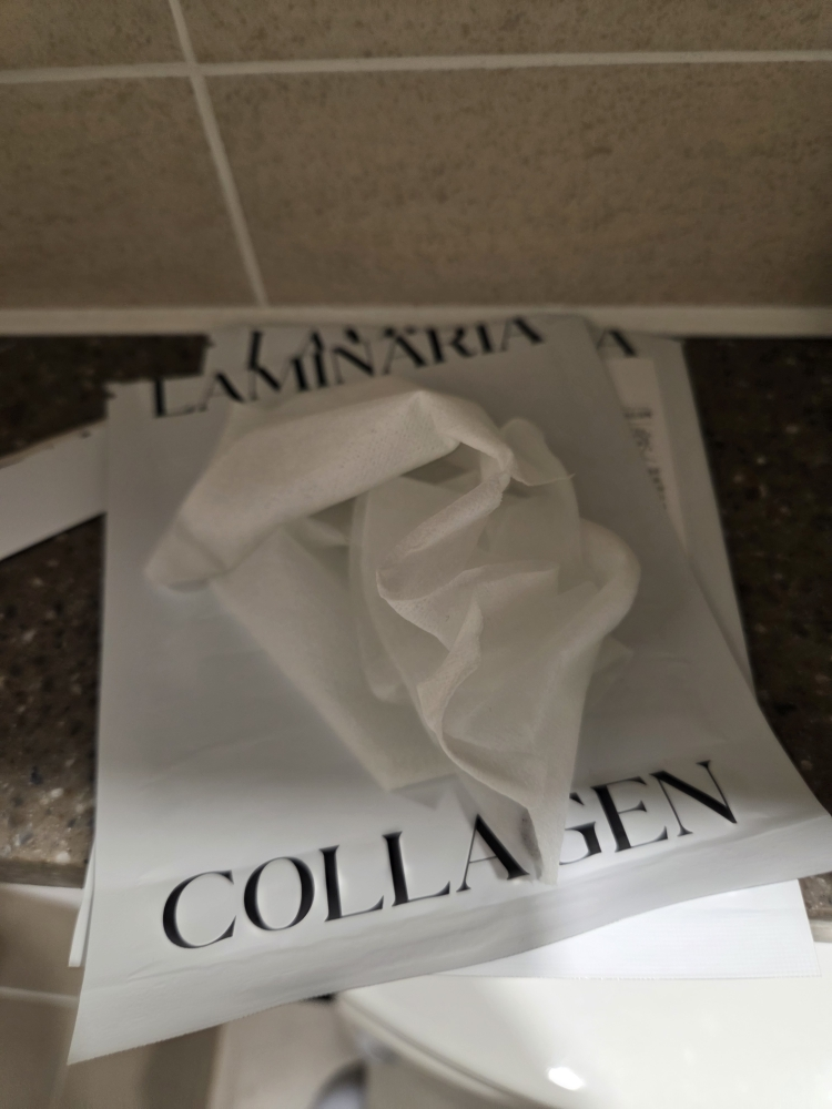 海带胶原蛋白紧致面膜的真实用户使用照片