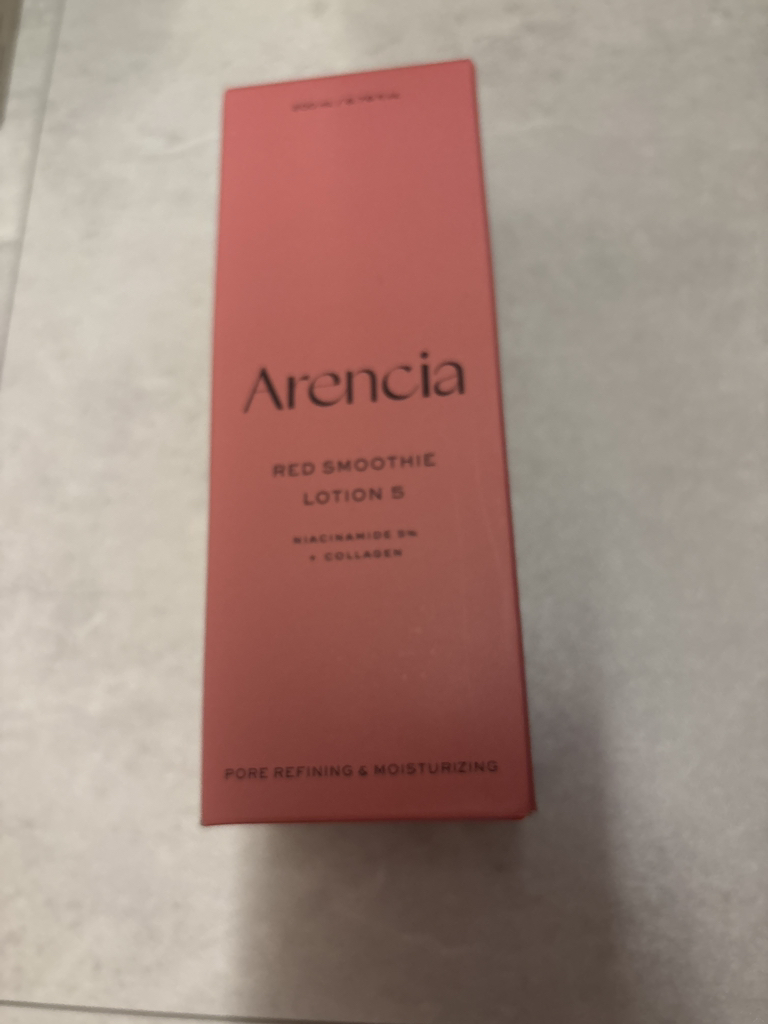 아렌시아 (ARENCIA) 레드 스무디 로션 5 review image