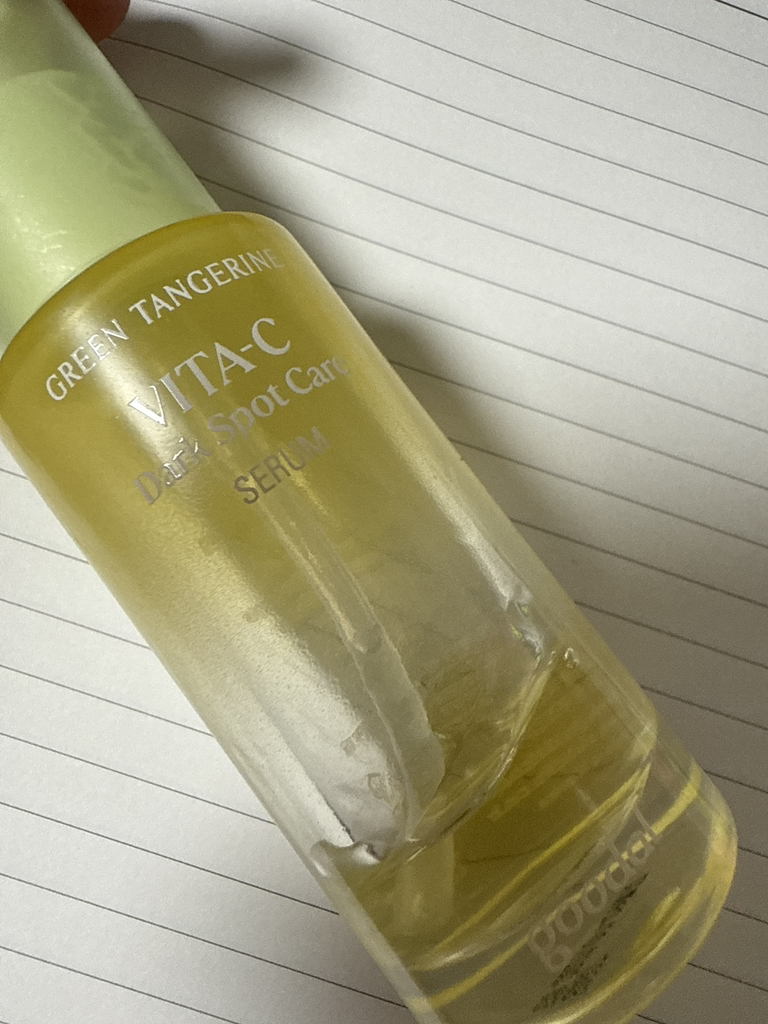 Ảnh đánh giá thực tế của người dùng về Serum chăm sóc vết thâm chanh xanh Vita C Alpha