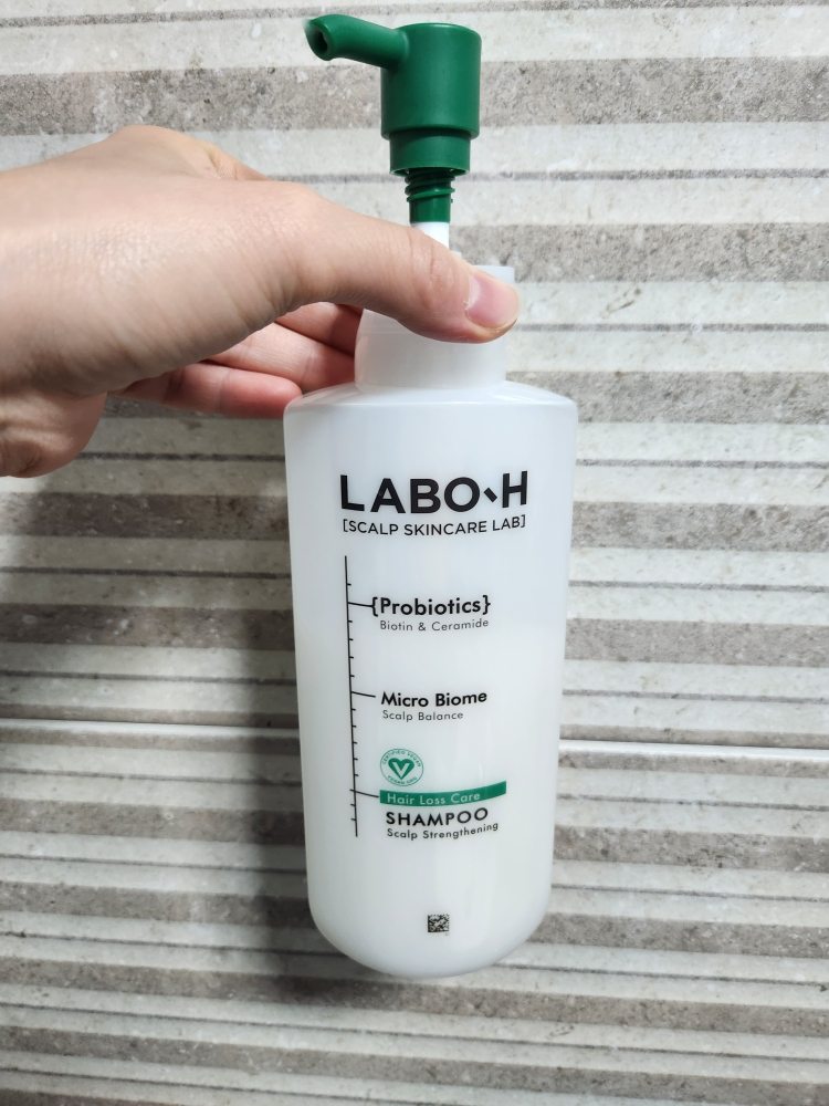 头皮强健诊所脱发缓解洗发水的真实用户使用照片