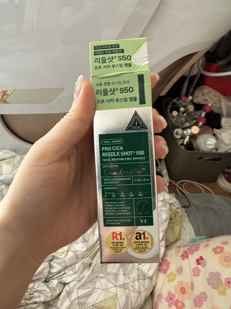 브이티코스메틱 (VTCOSMETICS) 리들샷 S50 페이셜 부스팅 퍼스트 앰플 [프로시카] review image