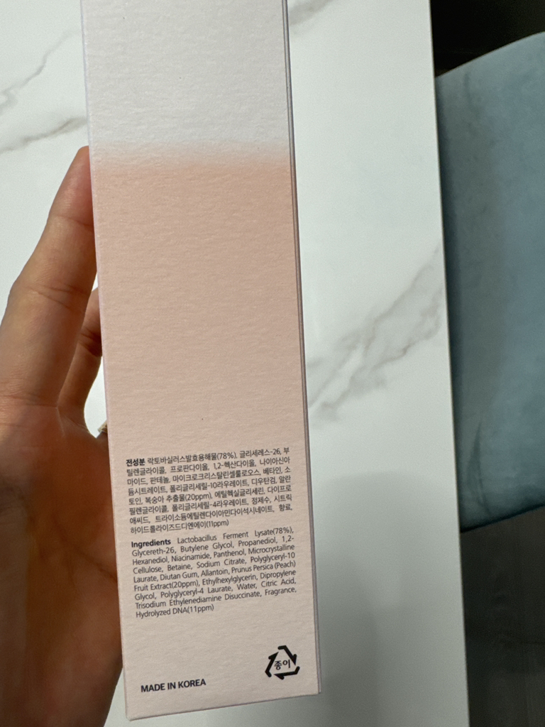 라보레브 (LABOREVE) 피치마이크로바이옴 78 피디알엔 토너 review image