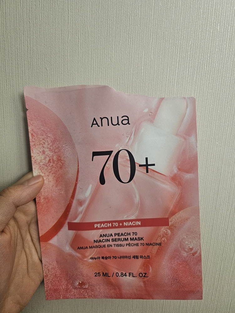 아누아 (Anua) 복숭아 나이아신아마이드 세럼 마스크 review image